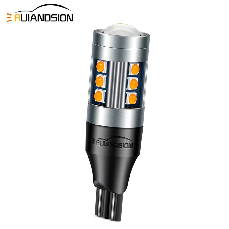 Ruiandsion No Hyper Flash T15 bulbs Made In China 12V 24V Amber Yellow Ruiandsion No Hyper Flash T15 bulbs Made In China 12V 24V Amber Yellow